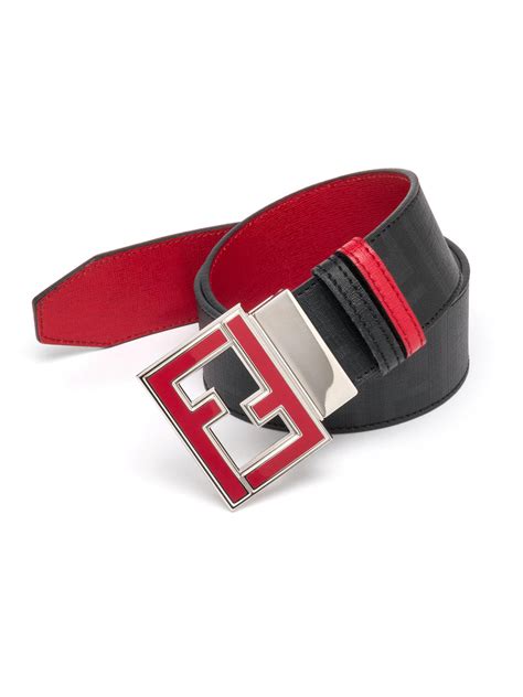 fendi red belts|red Fendi belt men.